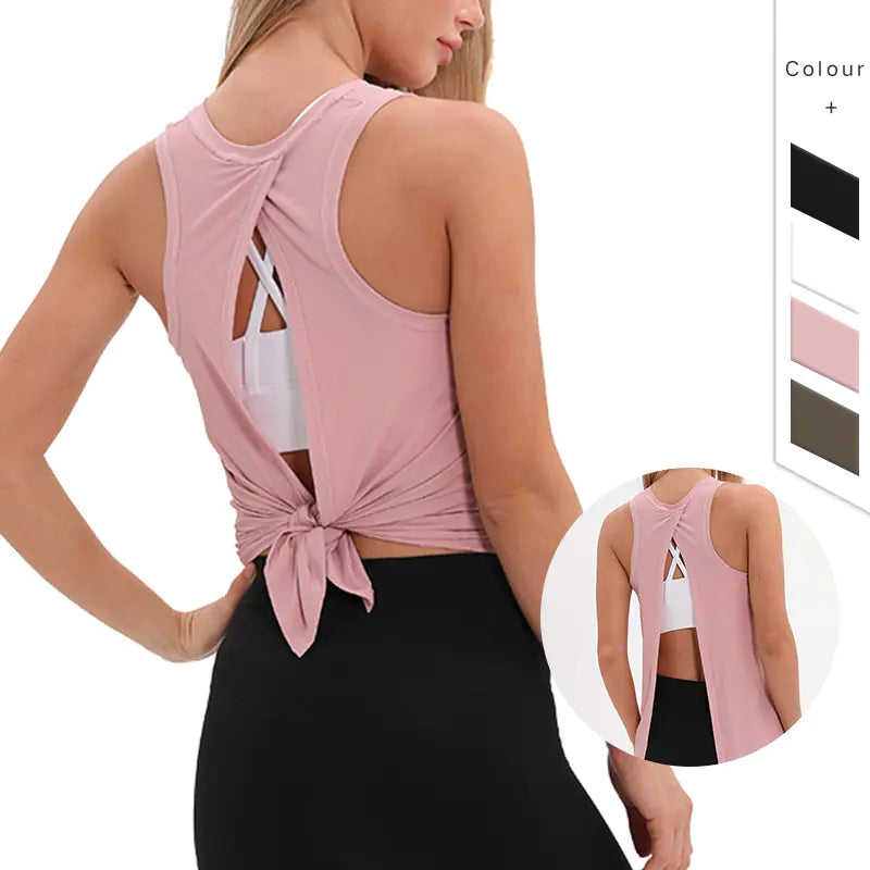 Loose Women's Yoga Top, Breathable Workout Tank