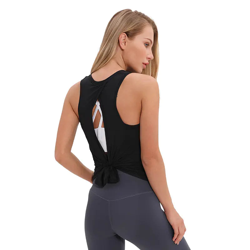 Loose Women's Yoga Top, Breathable Workout Tank
