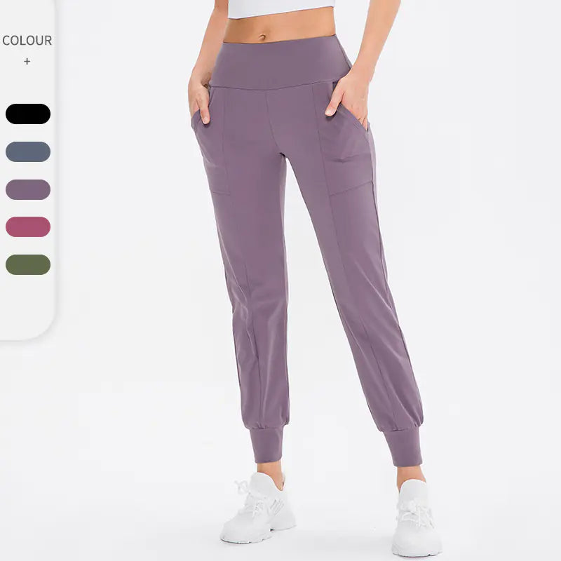 High Waist Loose Tapered Yoga Pants for Women