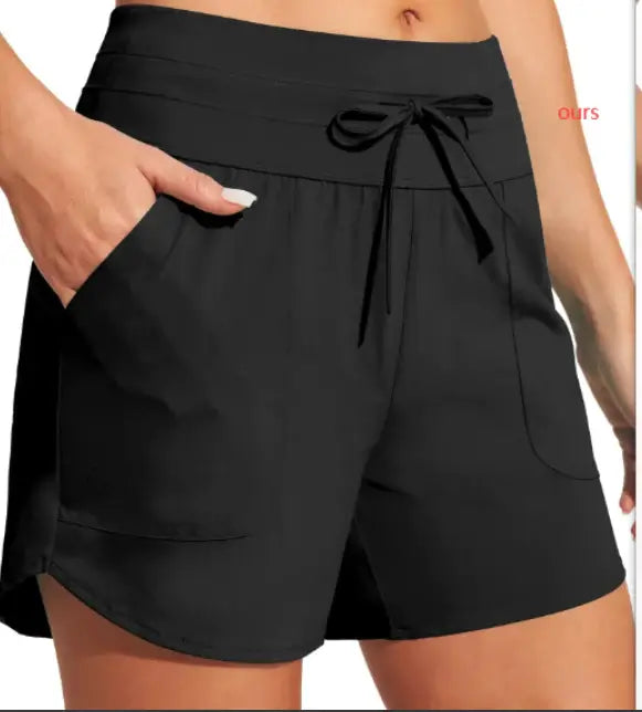 Summer Stretch Training Pocket Fitness Shorts