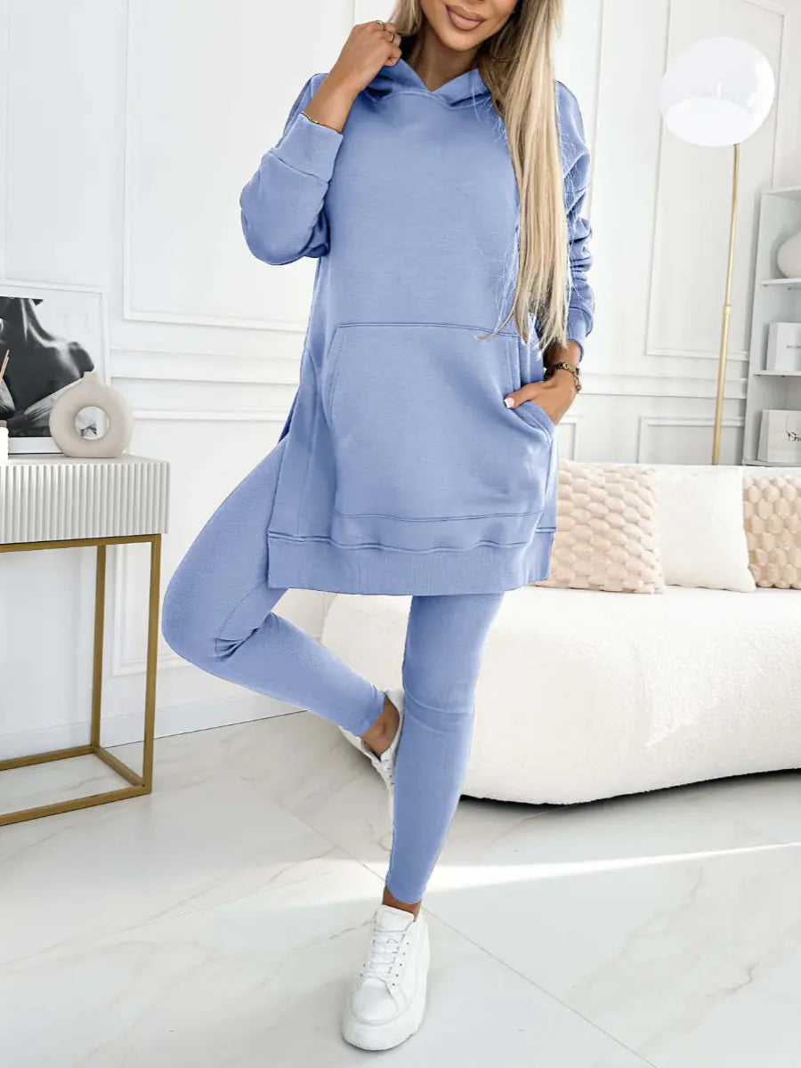 2024 New Sports Leisure Hoodie and Leggings Set