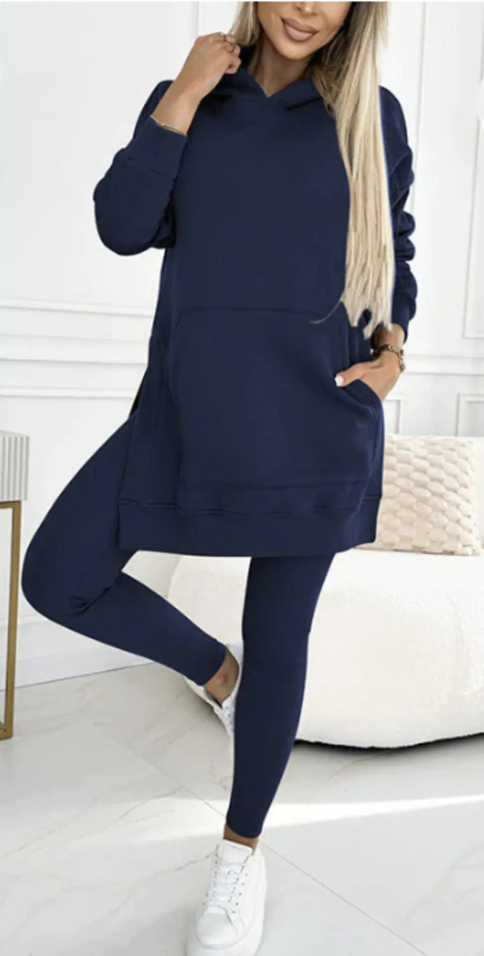 2024 New Sports Leisure Hoodie and Leggings Set