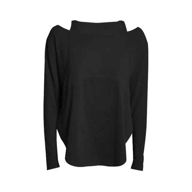 Loose Long Sleeve Yoga Crop Top for Women Fitness Wear