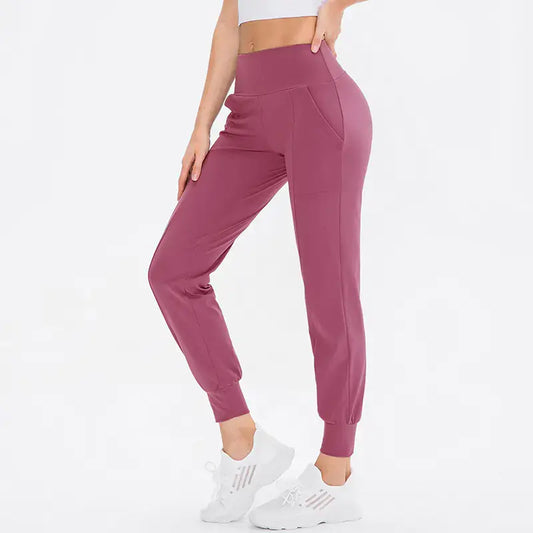 High Waist Loose Tapered Yoga Pants for Women