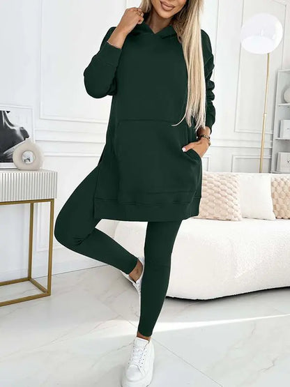 2024 New Sports Leisure Hoodie and Leggings Set