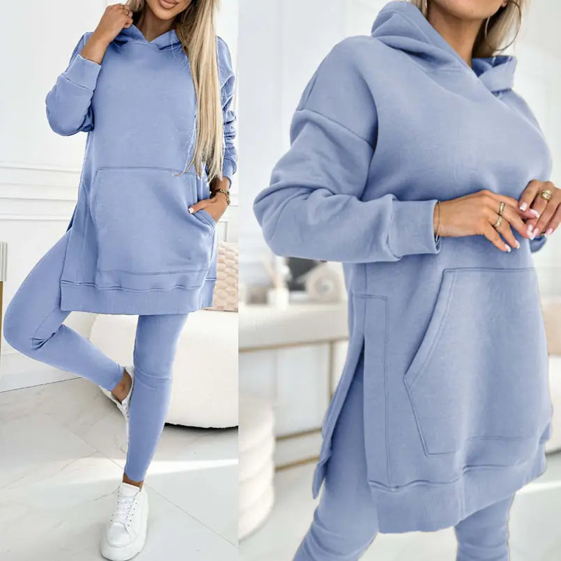 2024 New Sports Leisure Hoodie and Leggings Set