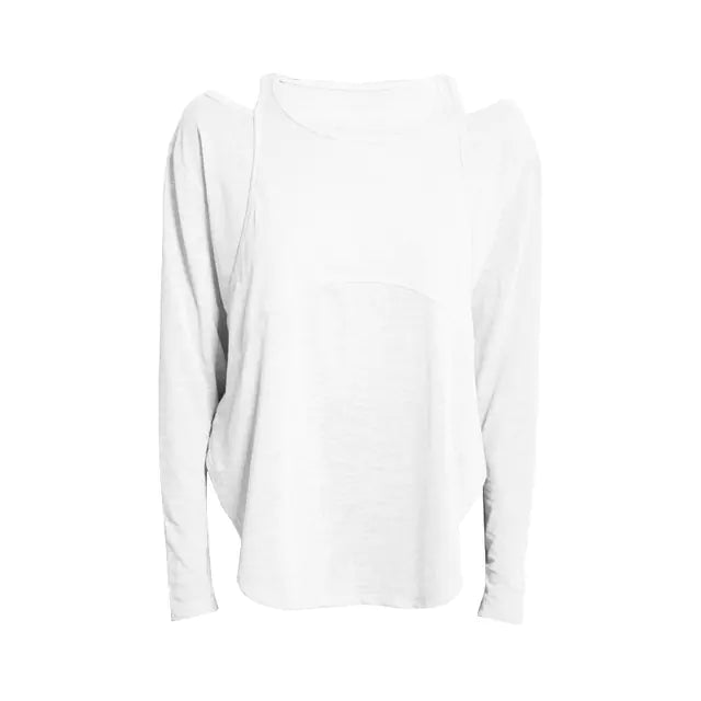 Loose Long Sleeve Yoga Crop Top for Women Fitness Wear