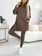 2024 New Sports Leisure Hoodie and Leggings Set