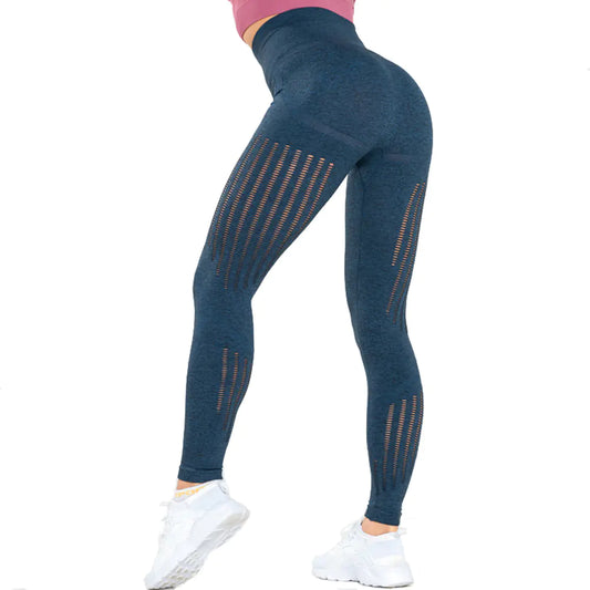 High Waist Knitted Yoga Pants for Women