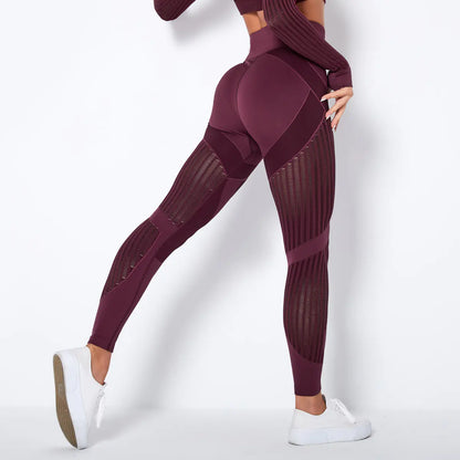 High Waist Seamless Yoga Pants for Women