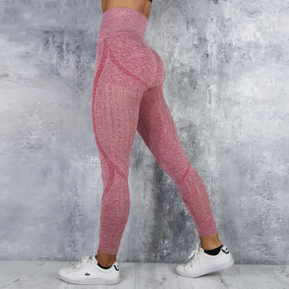 High Waist Knitted Yoga Pants for Women