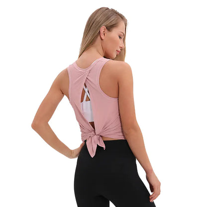 Loose Women's Yoga Top, Breathable Workout Tank