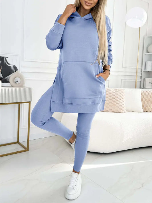 2024 New Sports Leisure Hoodie and Leggings Set