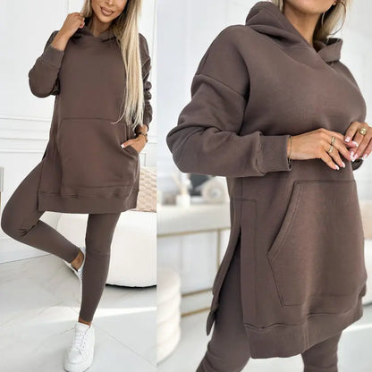 2024 New Sports Leisure Hoodie and Leggings Set
