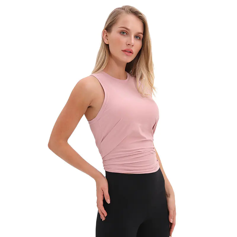 Loose Women's Yoga Top, Breathable Workout Tank