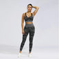 Camouflage Seamless Yoga Pants Set for Women