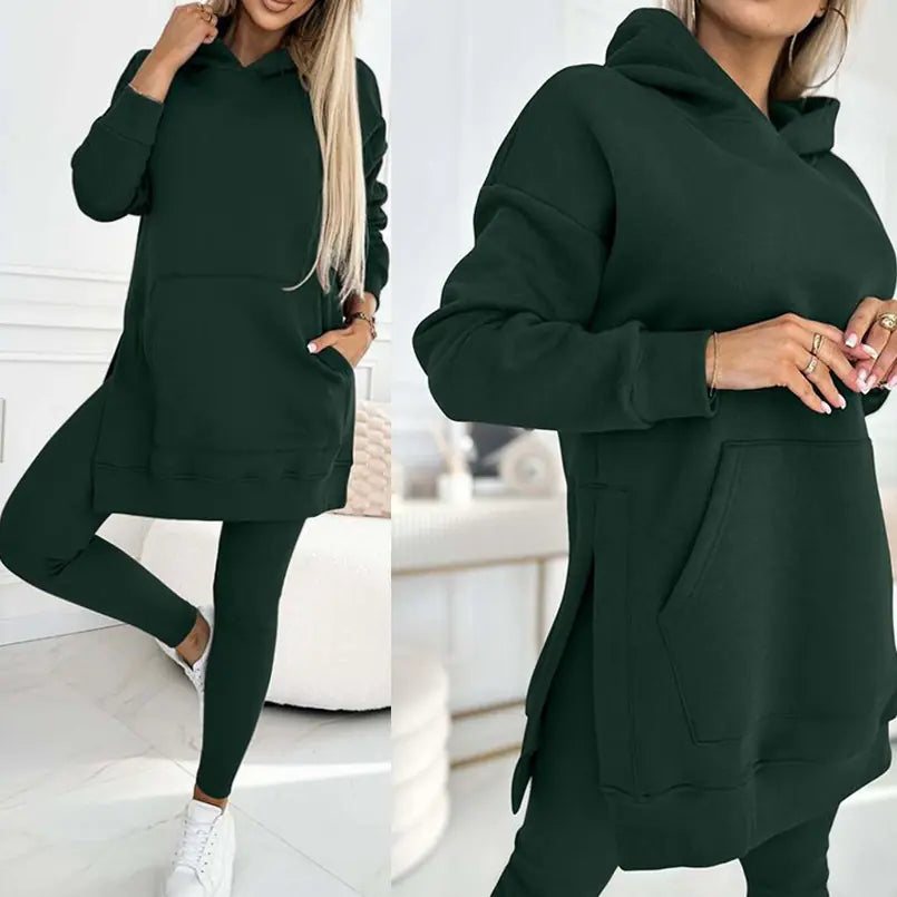 2024 New Sports Leisure Hoodie and Leggings Set