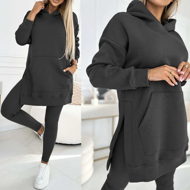 2024 New Sports Leisure Hoodie and Leggings Set