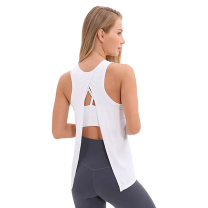 Loose Women's Yoga Top, Breathable Workout Tank