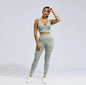 Camouflage Seamless Yoga Pants Set for Women